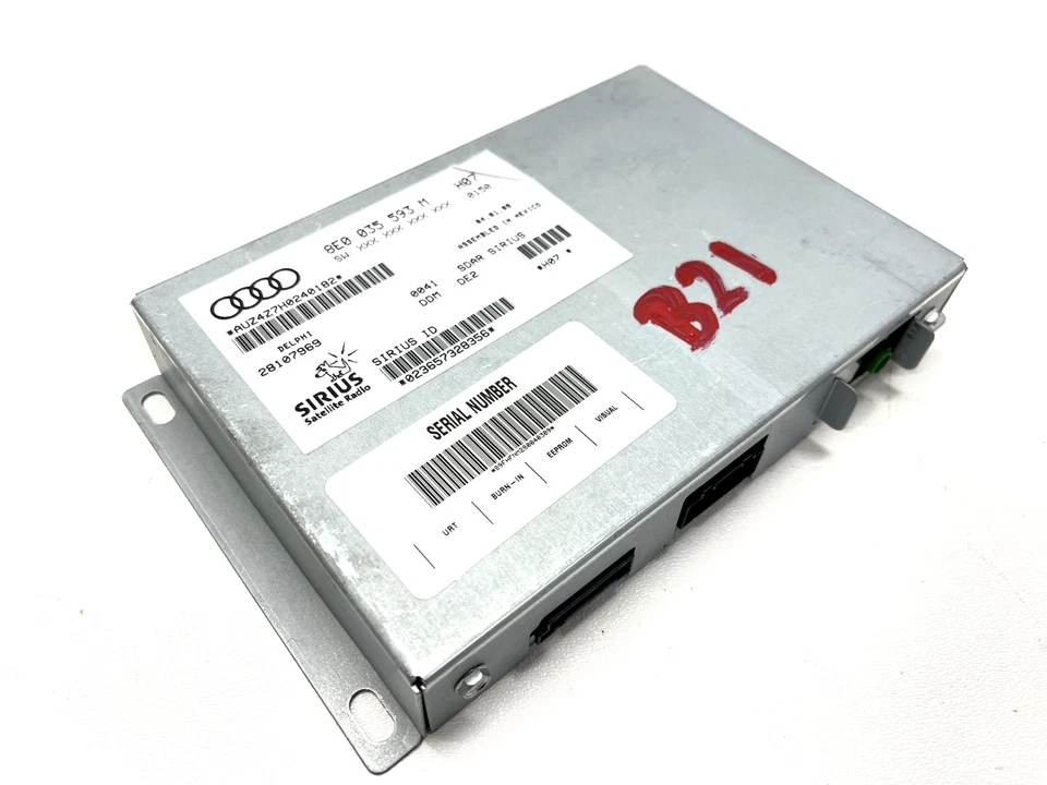 AUDI TT VW JETTA 2007-2010 MÓDULO DE RADIO CONTROL POR SATÉLITE 8E0 035 593 M OEM Foto 2 de 4