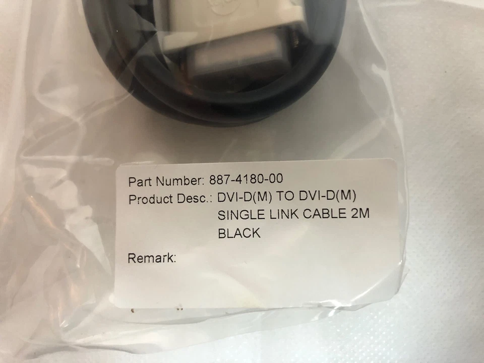 MOLEX 887-4180-00 DVI TO DVI SINGLE LINK TMDS CABLE 2M Brand New  - Image 4 of 4