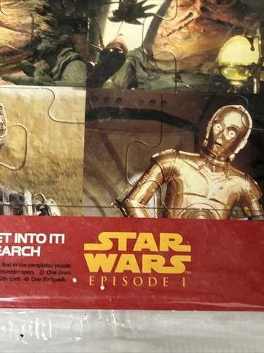 Star Wars Episode 1 Pizza Hut Jigsaw Puzzles 33x22cm - Picture 10 of 13