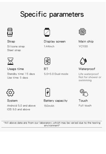 ✅2025 Smart Watch Android Phone 1,44''" Kolorowy ekran Połączenie Bluetooth ✅ - Zdjęcie 18 z 22
