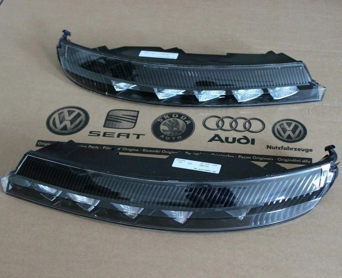 Original Audi S6 4F LED Day Driving Light Daytime Running DRL Tfl Left+Right