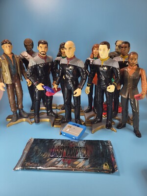 Star Trek First Contact 6  figures Lot, Playmates 1996 with Bonus!