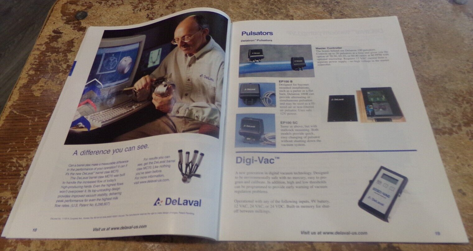 2003 DeLaval dairy equipment catalog in nice shape used | eBay