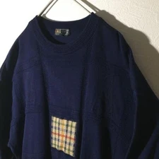 Vintage 90s DAKS LongSleeve Sweater  Made in JAPAN Size M from Japan