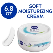 NIVEA Soft Cream, Refreshingly Soft Moisturizing Cream, Body Cream, Hand Cream,