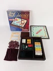 Hasbro Monopoly Scrabble Twin Play Classics Game Wooden Box Set 2000 Vintage