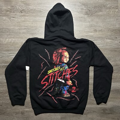 Universal Studios Halloween Horror Nights Childs Play Chucky Hoodie New Size S