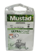 Ami con occhiello MUSTAD Ref. 3261NP-BN - Size 8 - 1 Bustina da 10 Pezzi - R391