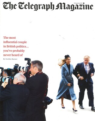 Telegraph Magazine: Boris Johnson, Carrie Symonds, Jodie Kidd, 007, 18.9.21
