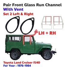 Glass Run Channel Seal Front Fits 1976-1984 Toyota Land Cruiser FJ40 BJ40 