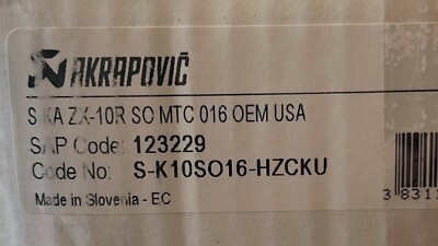 【R♡】 Ninja® ZX™-10R Akrapovic Slip-On Exhaust