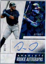 2019 Chronicles Absolute Rookie Holo Silver Cracked Ice /23 Dawel Lugo Auto RC