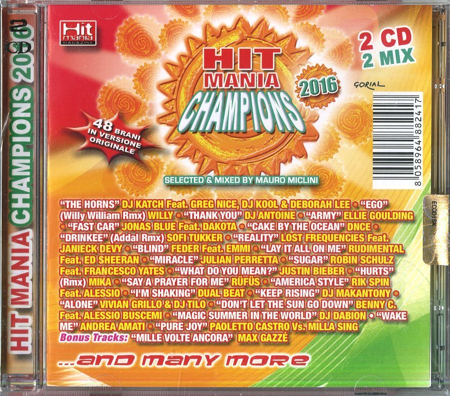 Aa. Vv. - Hit Mania Champions 2016