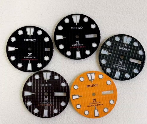 New Green Luminous Watch Dial Plate 28.5mm For NH35 NH36 Movement - Picture 4 of 5
