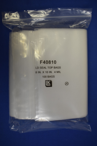 Elkay Plastic Zip Seal Lock Top Reclosable Zipper 4 Mil Clear Poly Bags - Bild 17 von 30