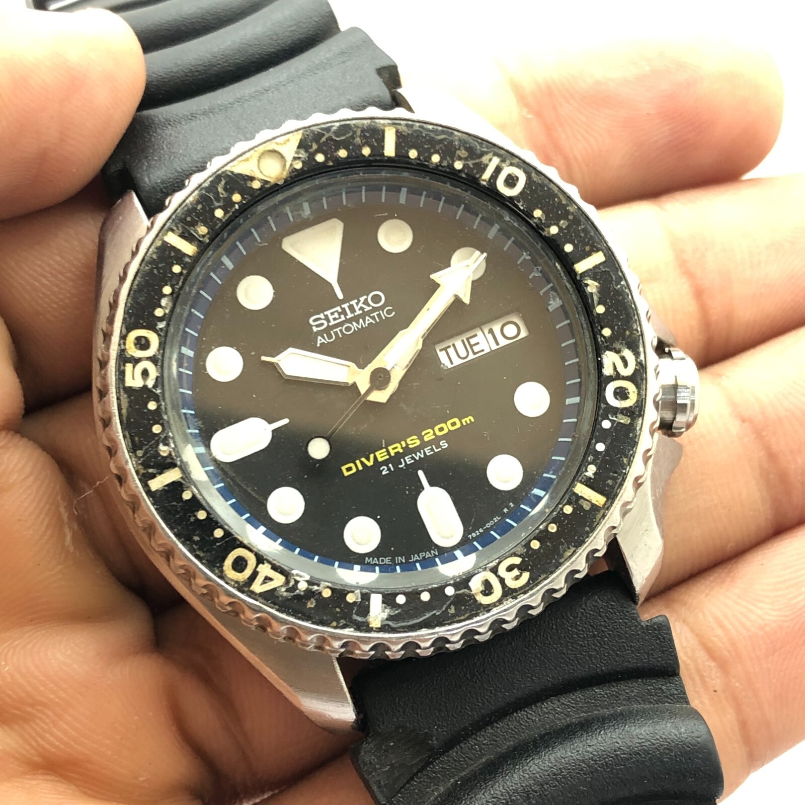 Introducir 69+ imagen seiko automatic divers 200m 21 jewels price