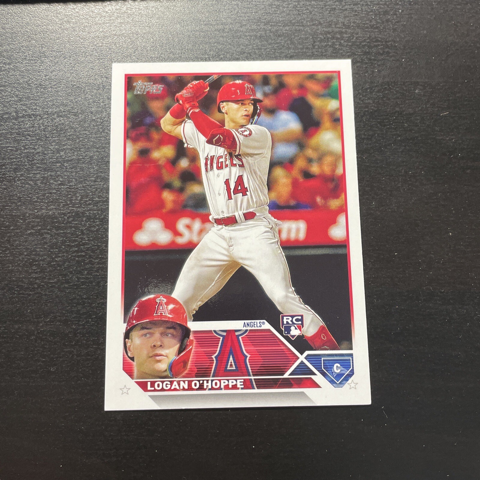 Baseball Card -- 2023 Topps #363 Angels Logan O'Hoppe RC Rookie