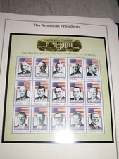 Heritage American Presidents Stamp Collection Liberia Complete thru Obama Gore