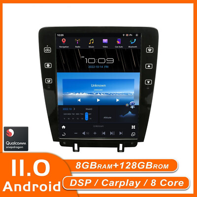For Ford Mustang 2009-2013 Android Car Radio Tesla Screen 2din Stereo Receiver