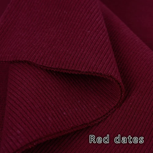 2*2 Baumwolle Stretch Pullover Bund Bein Arme Bündchen Strick Jersey Rippborte Stoff - Bild 59 von 67