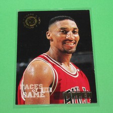 1994-95 Stadium Club Faces of Game Prizes The 1995 NBA Finals Scottie Pippen HOF