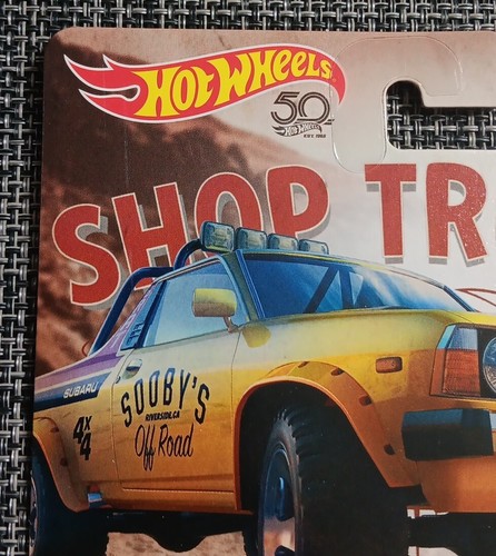 HOT WHEELS VHTF 2018 CAR CULTURE SHOP TRUCKS SERIES SUBARU BRAT Real Riders - Picture 2 of 6