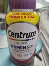 Centrum Silver MultiVitamin Complete Vitamin 275 Tabs Women Over50+ FAST SHIP  