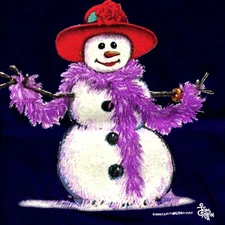 Red Hat T-shirt S L XL XXXL Snow Woman NWT Gildan Activewear Ultra Cotton