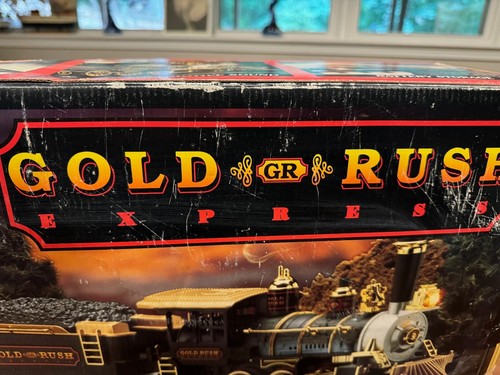 BRIGHT G SCALE GOLD RUSH EXPRESS #186 MODEL TRAIN SET IN BOX - Pre owned Nontest - Picture 4 of 9