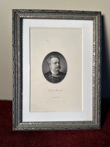 Daniel Manning Portrait from a $20 Silver Certificate Bureau of Eng. & Printing