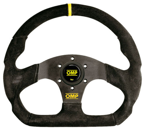 FORD ESCORT MK5 ALL 90- OMP SUPER QUADRO FLAT BOTTOM STEERING WHEEL & HUB KIT - Picture 2 of 14