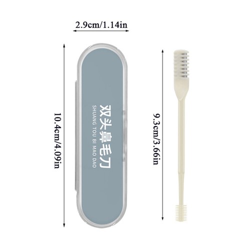 Women Nasal Nose Hair Rotary Trimmer Clipper Ear Eyebrow Grooming Cutter DI ~ - Foto 3 di 19