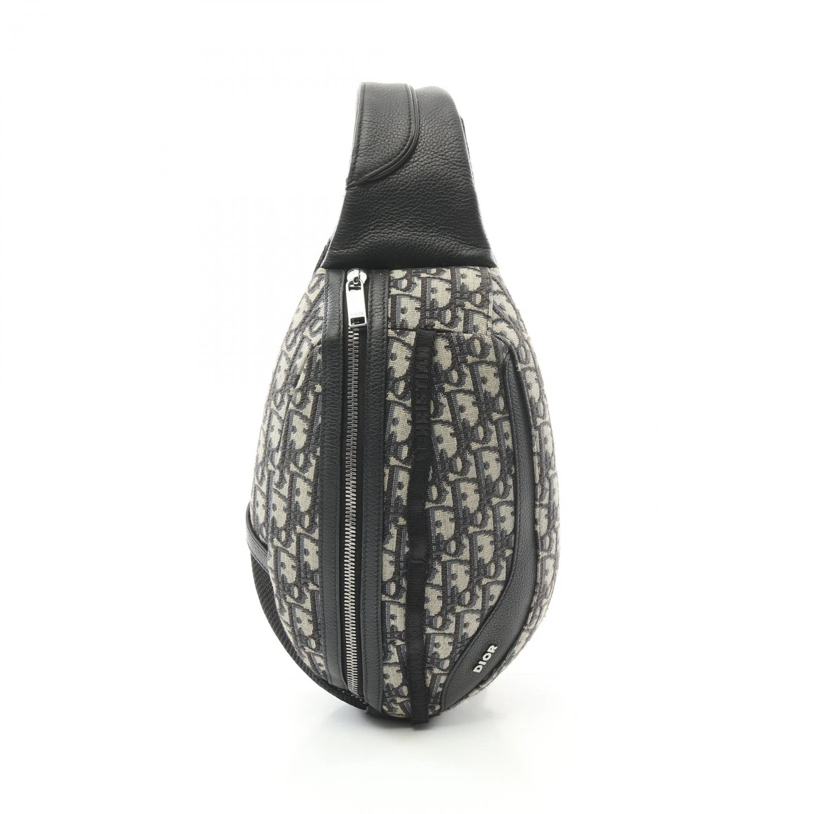 Dior SCARAB Sac Taille Oblique Bandoulière Toile Cuir Beige Marine Noir Occasion