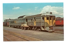 Postcard:  D-301 Loading Mail, Duluth Winnipeg & Pacific Railroad, Mint
