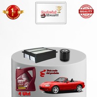 Set Service 2 Filter Und ÖL Mazda MX-5 1.8 16V 107KW 146CV 2000->