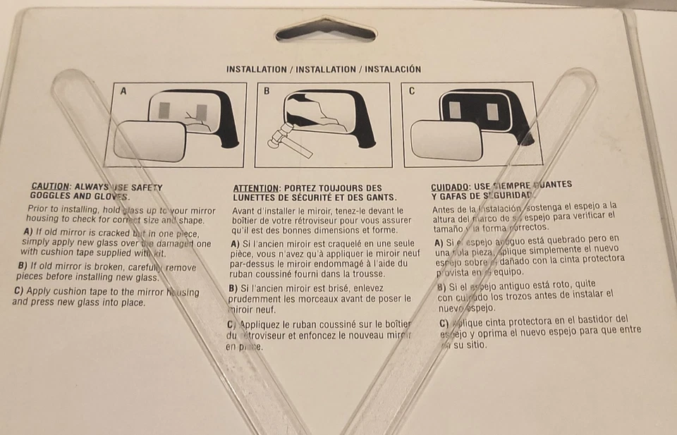 Cristal espejo retrovisor repuesto para 09-10 F150 lado pasajero 90194 Foto 4 de 4