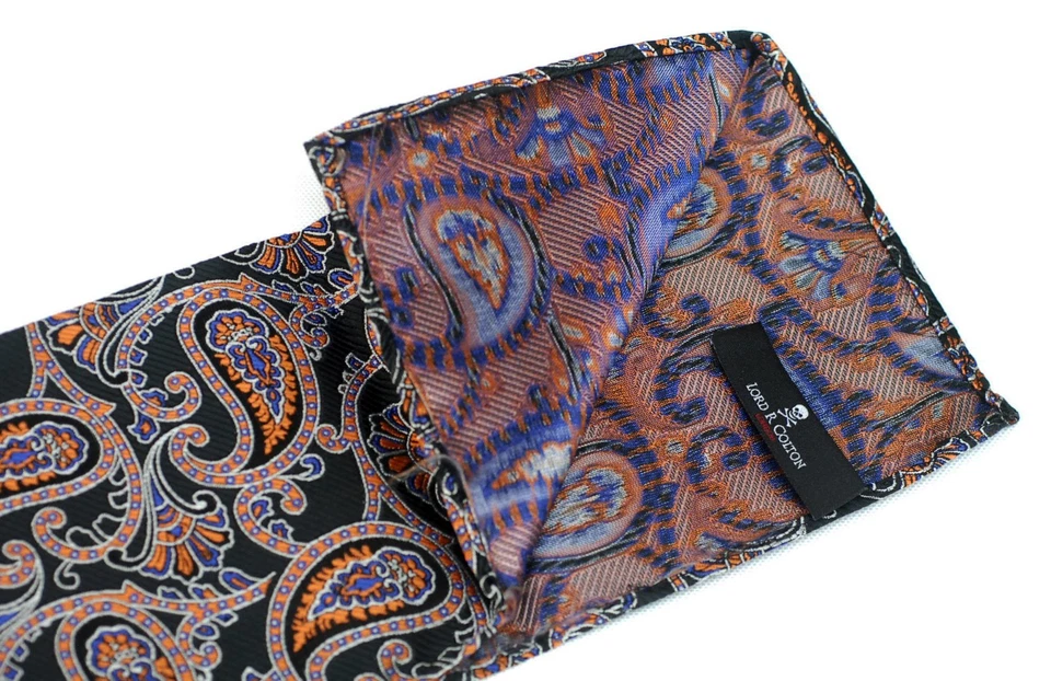 Cuadrado de Bolsillo Lord R Colton Masterworks - Cafayate Onyx Silk - $75 Minorista Nuevo Foto 2 de 3