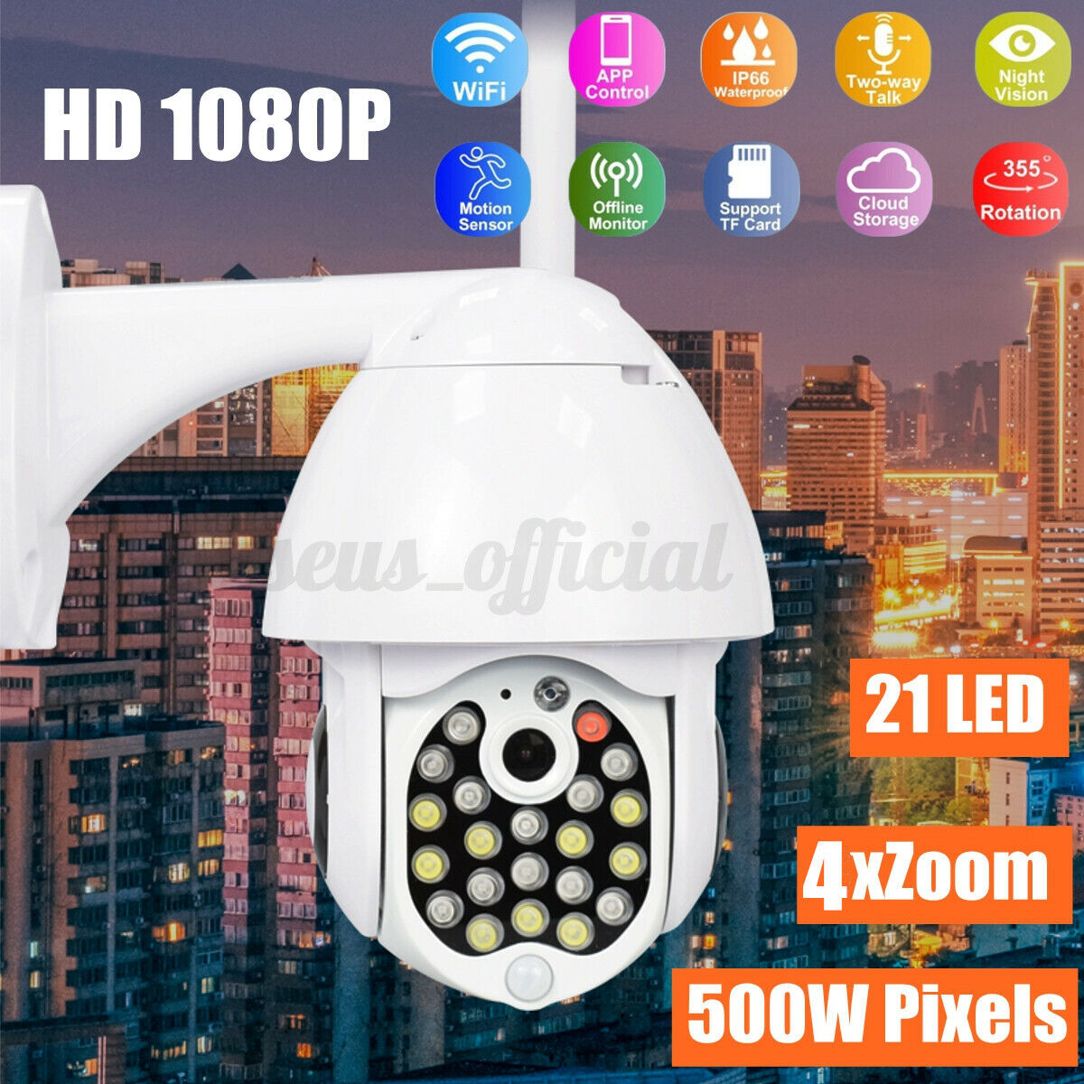 favorite US 1080P WiFi Outdoor OFFer Dome IP Nigh Camera Security Home Wireless