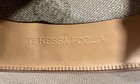 Teressa Foglia Brown Solid Fedora Hat Green Band Unisex Adults Size M — photo 5
