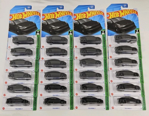 ×42 2024 Hot Wheels Tesla Model Y S Plaid Blue Black Lot