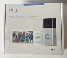 NEW Open Box RING 1080 HD Video Doorbell 2 Chime Pro
