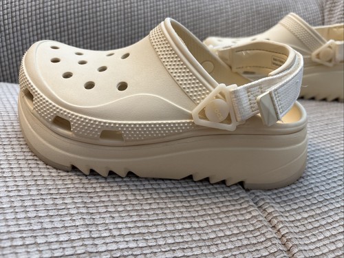 Crocs Hiker Xscape Color Block Platform Clog Size Women’s 6, Men’s 4 Beige EUC - Picture 7 of 8