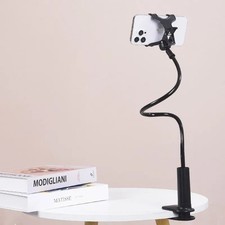 Magnetic Gooseneck Phone Holder Mount 360 Cell Phone Stand for Bed Desk Bedside