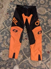 Oneal Mayhem Motocross Pants, Orange and Black, Size 32, EC