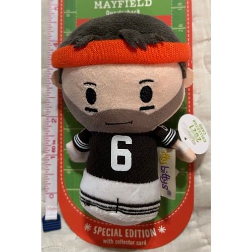 New HALLMARK ITTY BITTYS Baker Mayfield #6 Cleveland Browns Special Edition 2021 - Picture 7 of 7