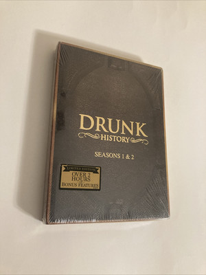 Drunk History : Seasons 1 & 2 DVD Set Widescreen Comedy Central (NEW/SEALED)