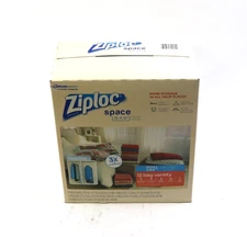 Ziploc Space Bag Dual Use 12 Bag Variety Space Saver Flat Set Organizer System