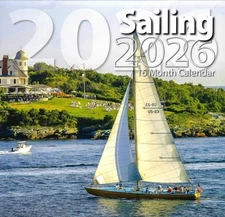 2026 Sailing 16-month (Sept 2025 - Dec 2026) 12"x12" Wall Calendar