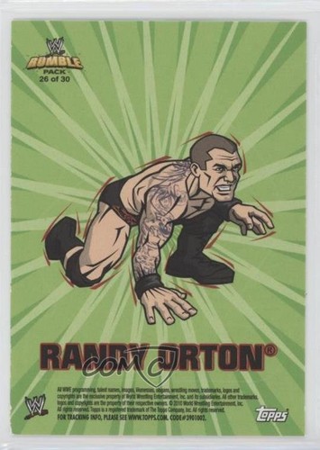 2010 Topps Rumble Pack Stickers Randy Orton #26