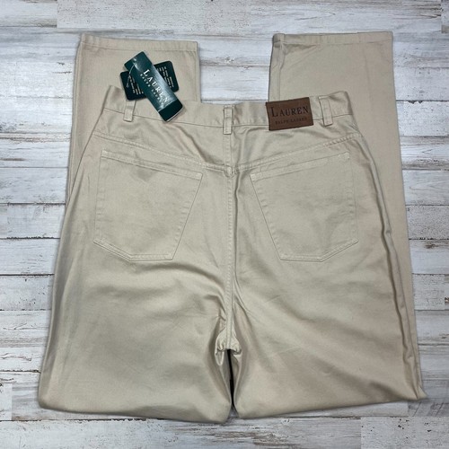 Ralph Lauren Polo Tan Khaki 100% Cotton Pant Jeans 5 Pocket SZ 12 C101873 - Picture 2 of 9